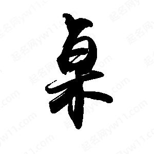 禹衛(wèi)寫的行書桌